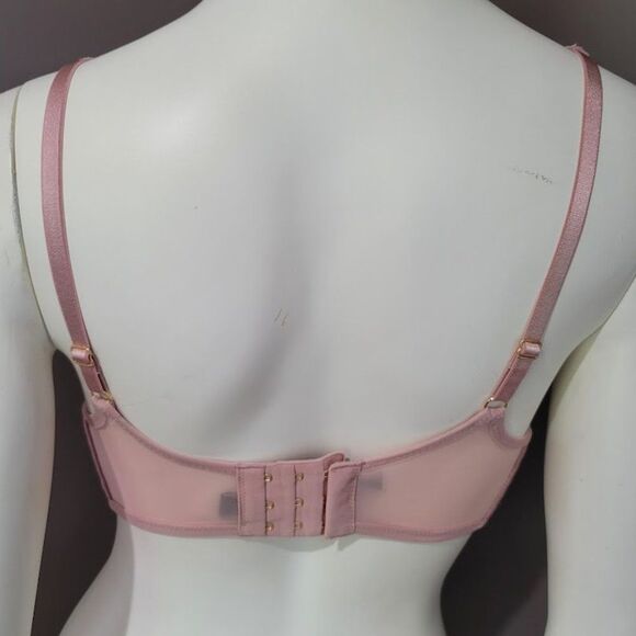 VS  Full Coverage Mesh Sheer Bra 32B NWT - Picture 5 of 8